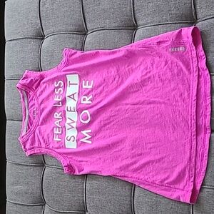 Reebok Fear Less Sweat More size M sleeveless‎ tank